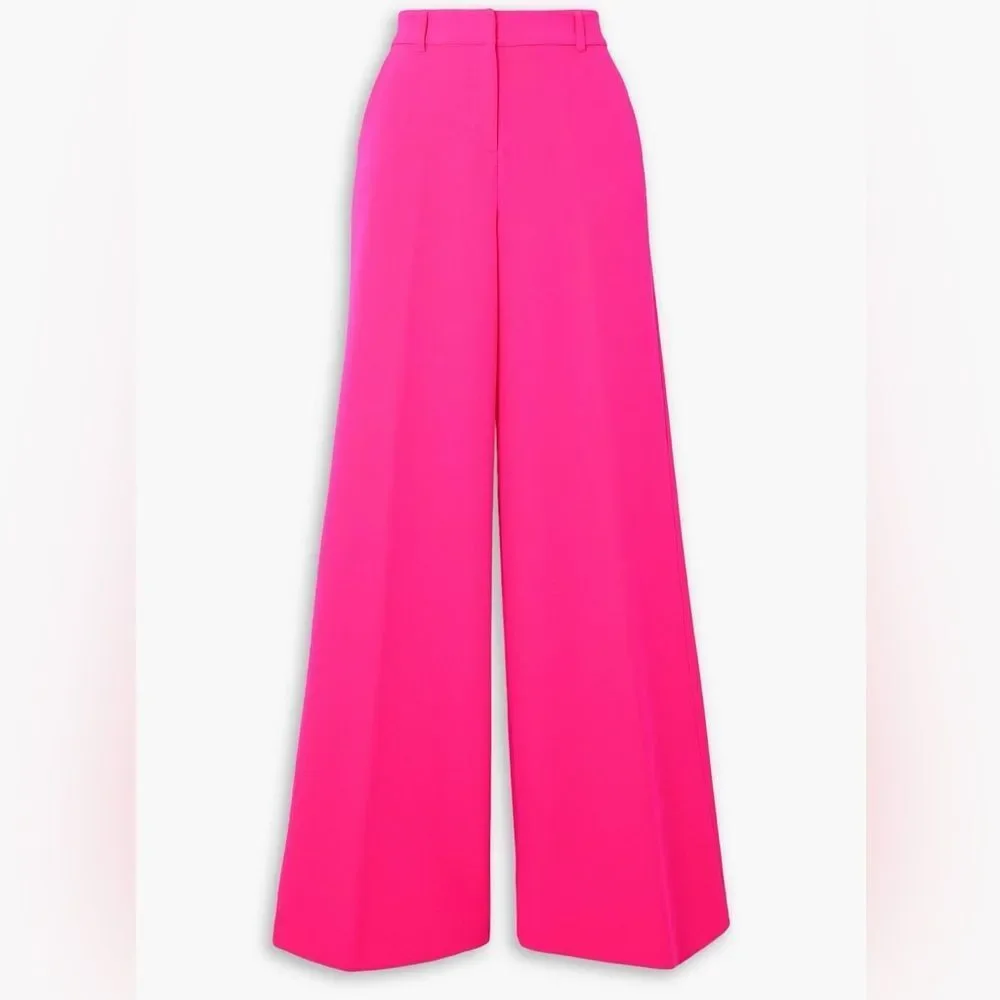 NWT L’AGENCE Pilar Pink Wide Leg Pant Trouser - Picture 3 of 13